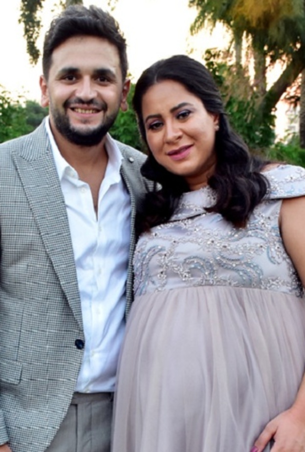 مصطفى خاطر وزوجته واوس اوس وزوحته