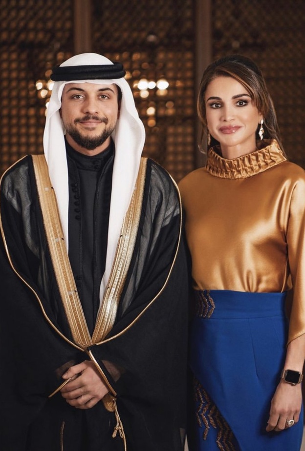 نشر الأمير حسين بن عبد الله صورة برفقة الملكة رانيا بمناسبة عيد ميلادها