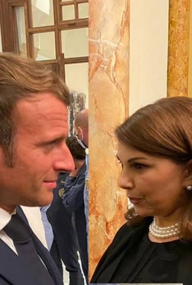 ماجدة الرومي وماكرون