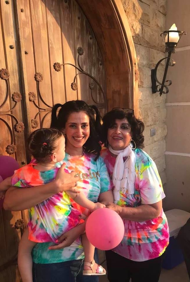 عيد ميلاد ابنة حنان مطاوع