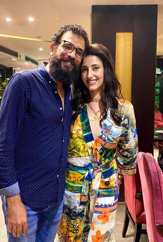 حنان مطاوع وزوجها