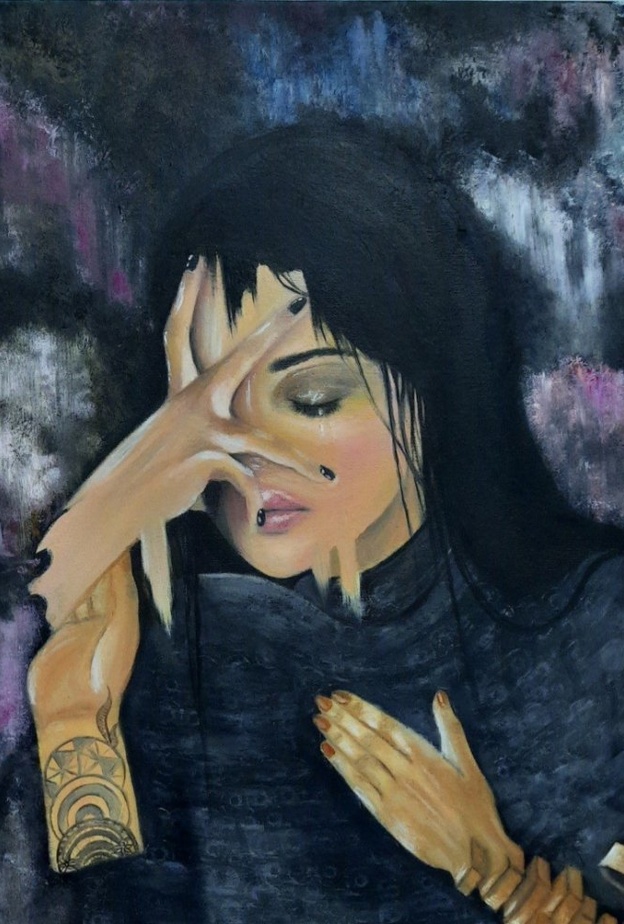  مقابلة مع الفنانة التشكيلية حليمه حكمي