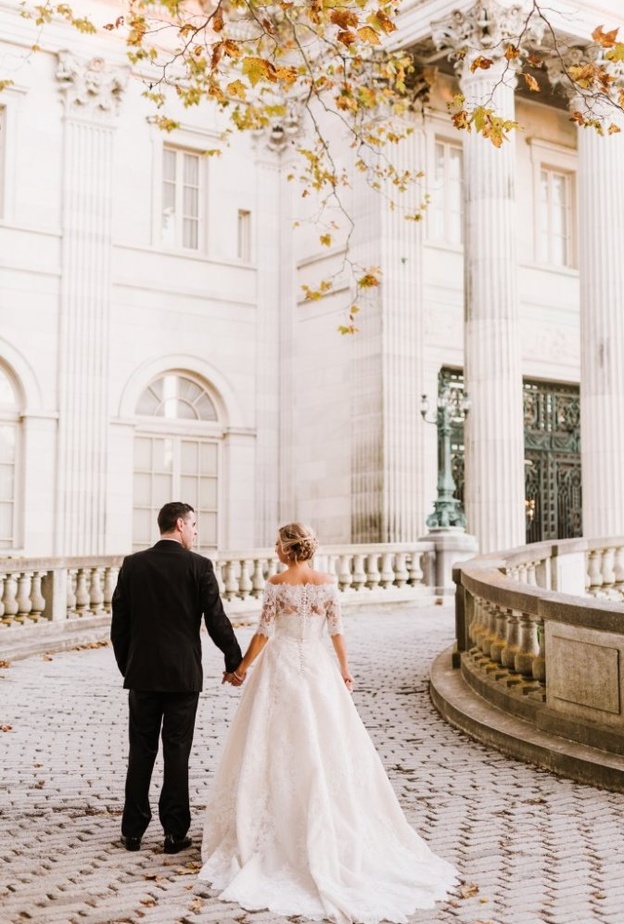 صور حفل زفاف خريفي مبتكرة