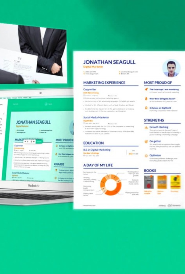 يتيح موقع Online Cv Generator إنشاء سيرة ذاتية احترافية بكل سهولة