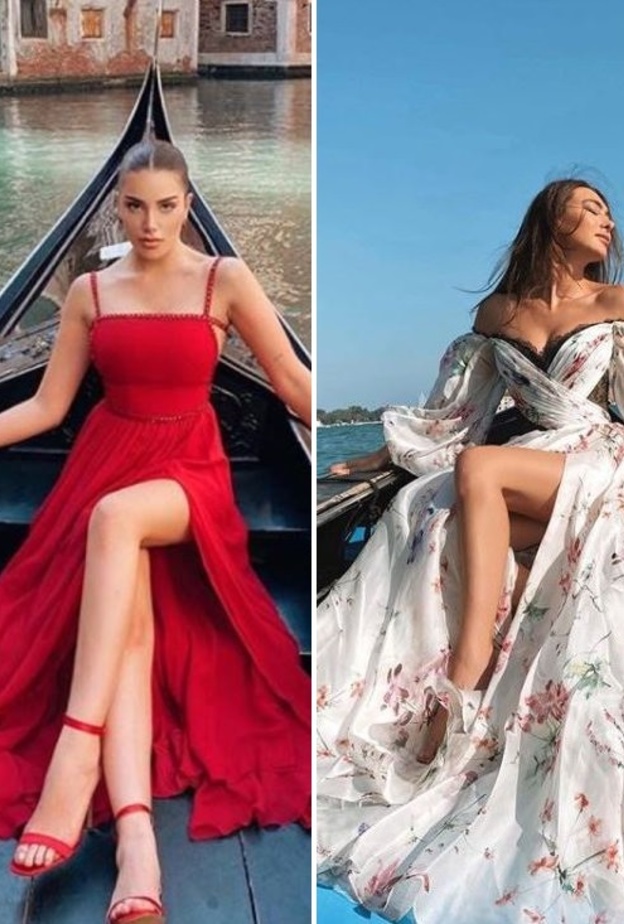 إطلالات سينتيا صاموئيل وستيفاني صليبا تتألقان في البندقية فمن بدت أجمل؟