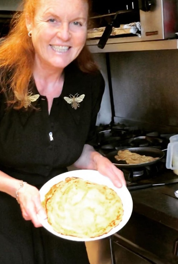 سارة فيرغسون في مطبخ المناسبات