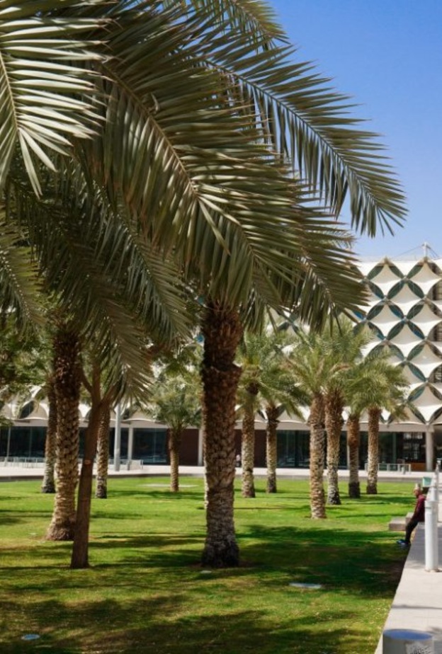  حديقة مكتبة الملك فهد بالرياض