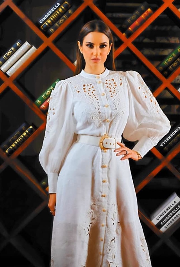 موديلات فساتين باللون الابيض من وحي درة زروق