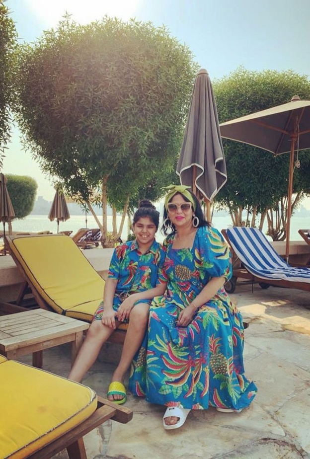 نوال الكويتية وابنتها