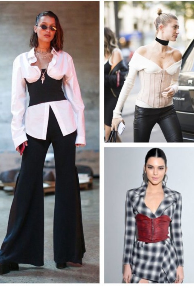 طرق تنسيق الكورسيه الأنثوي باطلالات جذابة بأسلوب عارضات الأزياء العالميات