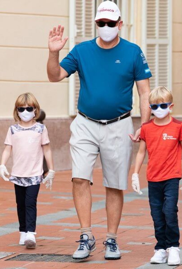 أمير موناكو وأولاده