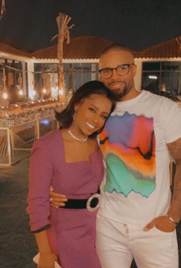 داليا مبارك وزوجها