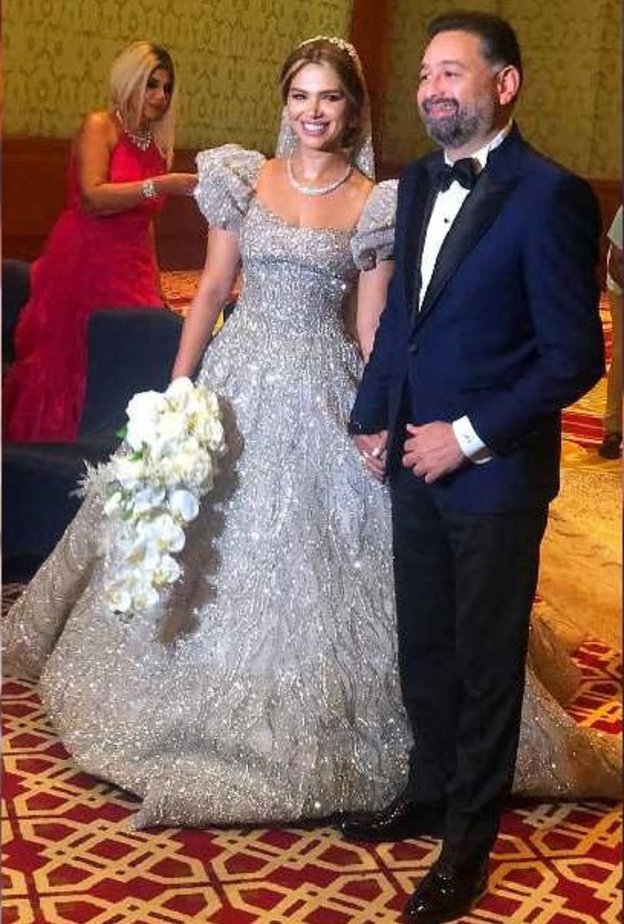 زفاف الفنان أمير شاهين على منة جاب الله