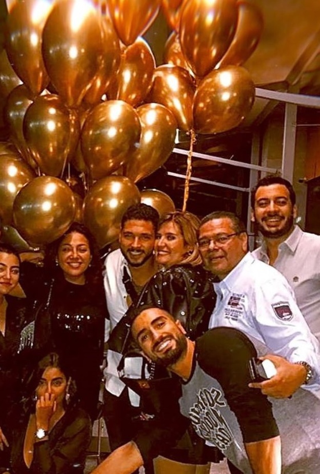 عيد ميلاد نجل شقيق الهام شاهين 