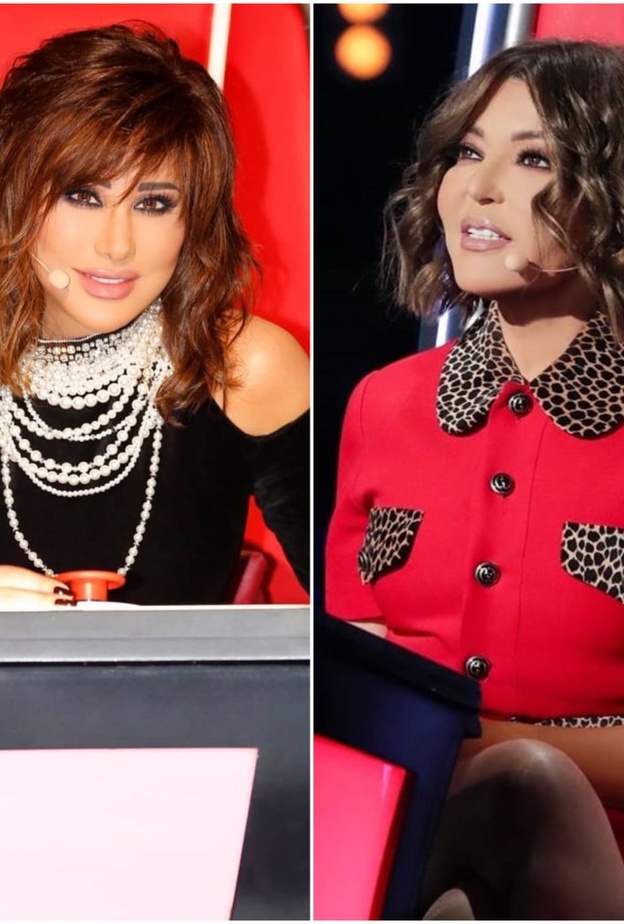 إطلالة جمالية متشابهة بين نجوى كرم وسميرة سعيد في ذا فويس سينيور