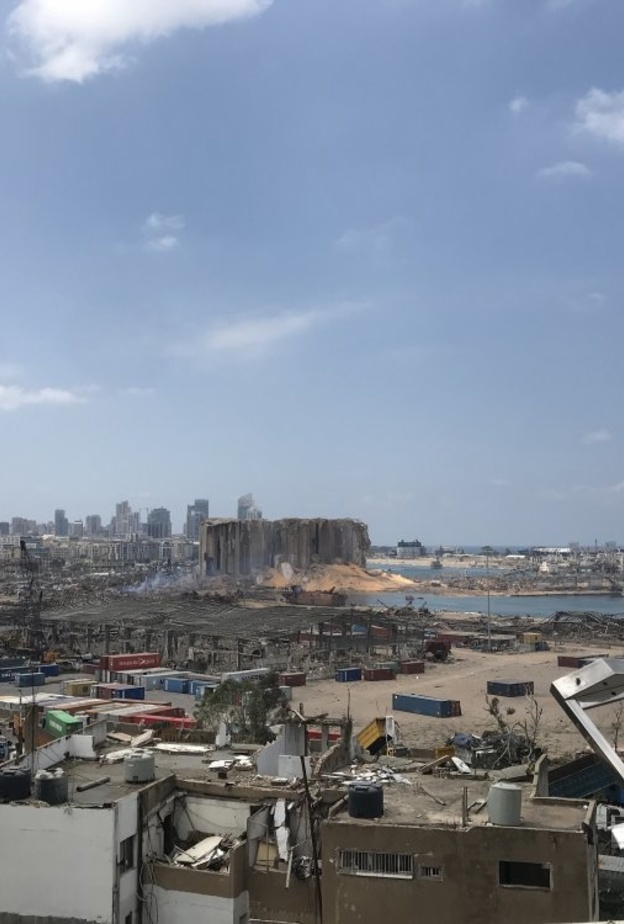 بروت بعد الانفجار 