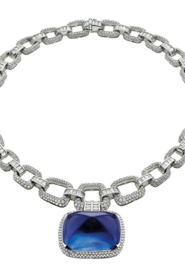 قلادة بولغاري بالياقوت الأزرق Bulgari Blue Sapphire Necklace