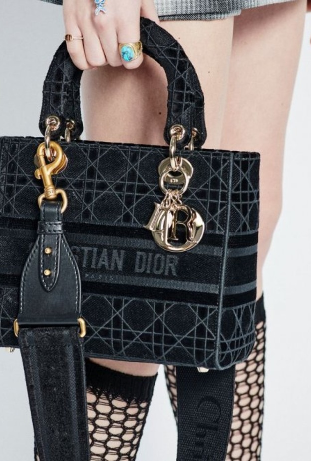 حقيبة Lady D-Lite من المخمل