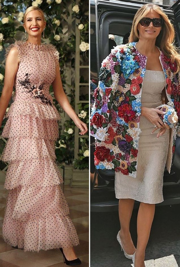  بين اطلالات ميلانيا وأيفانكا ترامب من هي صاحبة الأغلى ثمناً