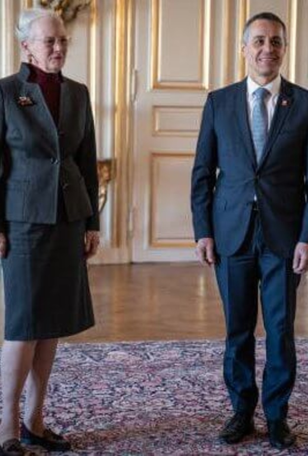 الملكة مارغريت تستقبل وزير الخارجية السويسري إيجناسيو كاسيس