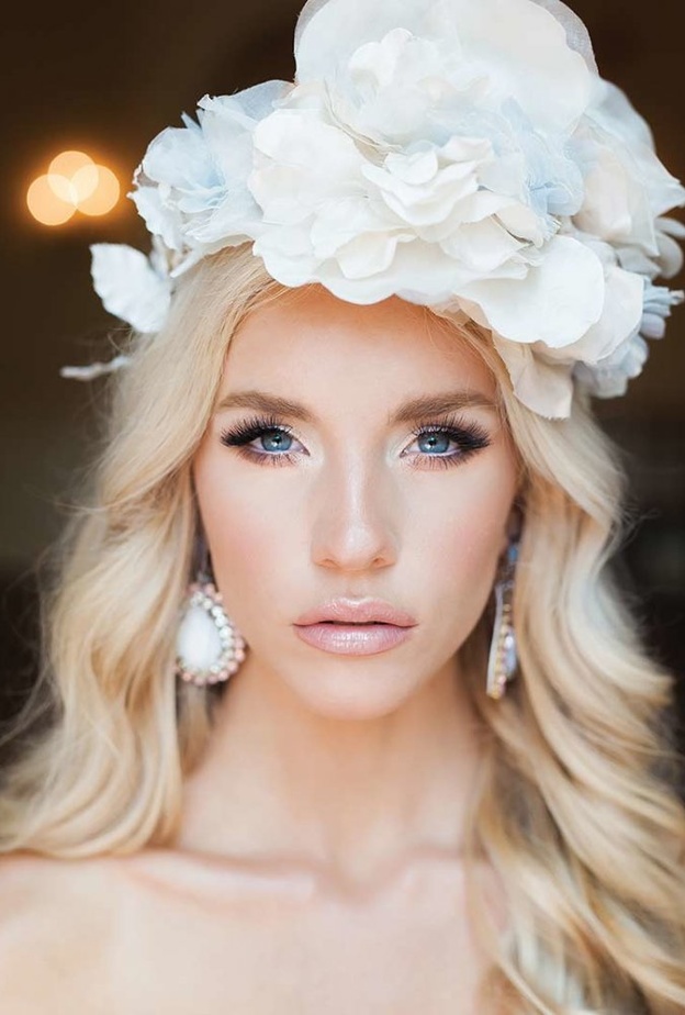 وضع مكياج بالوان النيود للعروس صاحبة البشرة الشقراء