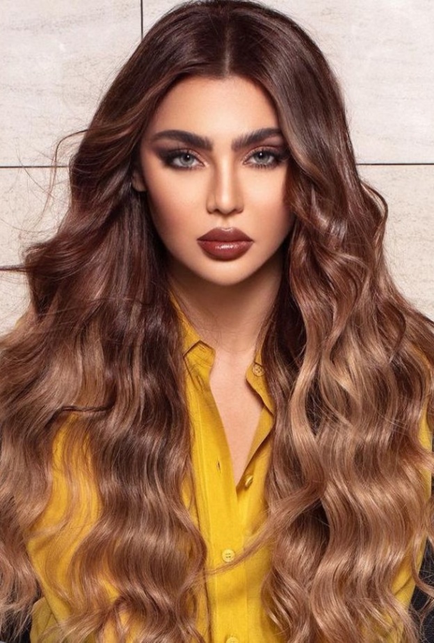 مكياج خريفي قوي على طريقة قمر