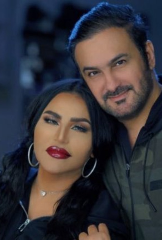 مبارك الهاجري وزوجته أحلام