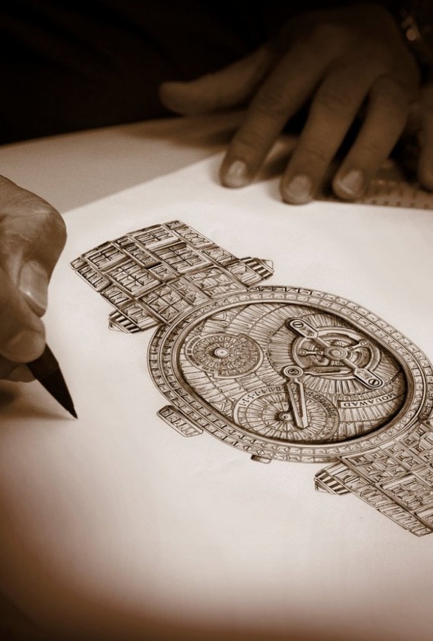  ساعة _معوض جراند إليبس جالاكسي_ Mouawad Grande Ellipse Galaxy