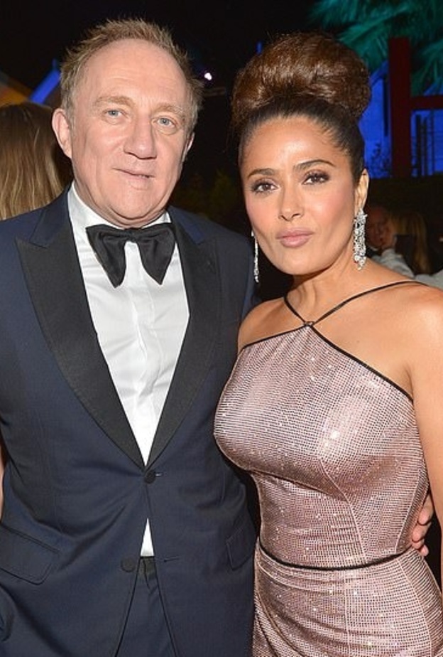 سلمى حايك و زوجها