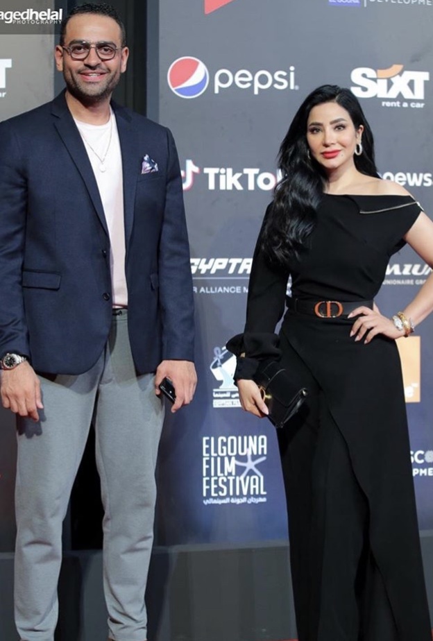 لجين عمران وعمر السعيد في مهرجان الجونة 