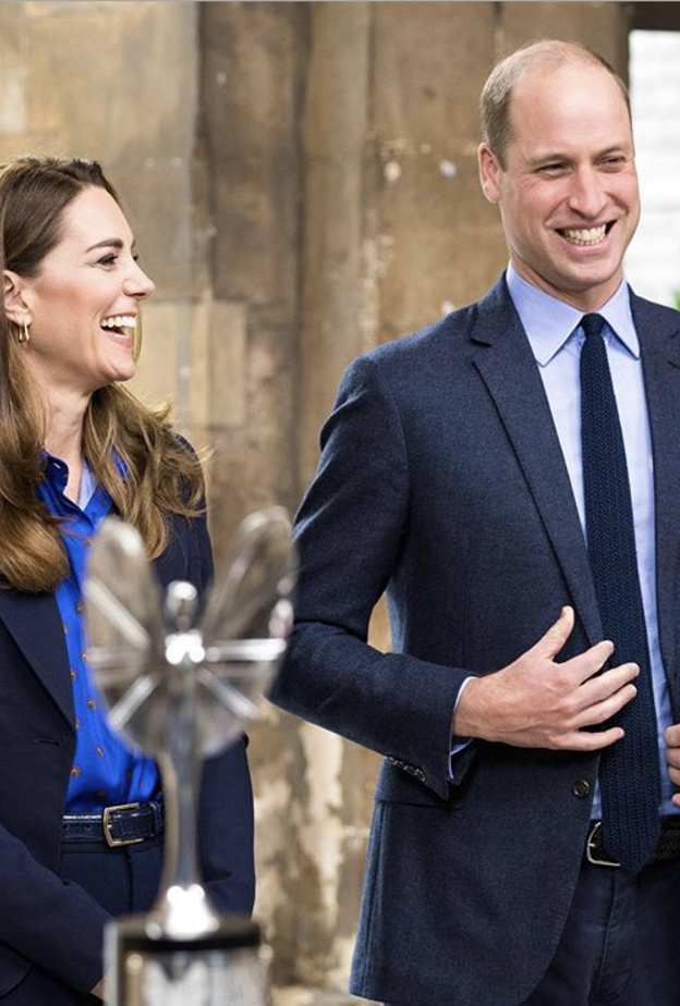 الأمير ويليام و زوجته كيت ميدلتون أثناي تصوير جوائز Pride of Britain 