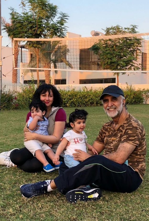 هيفاء حسين واسرتها