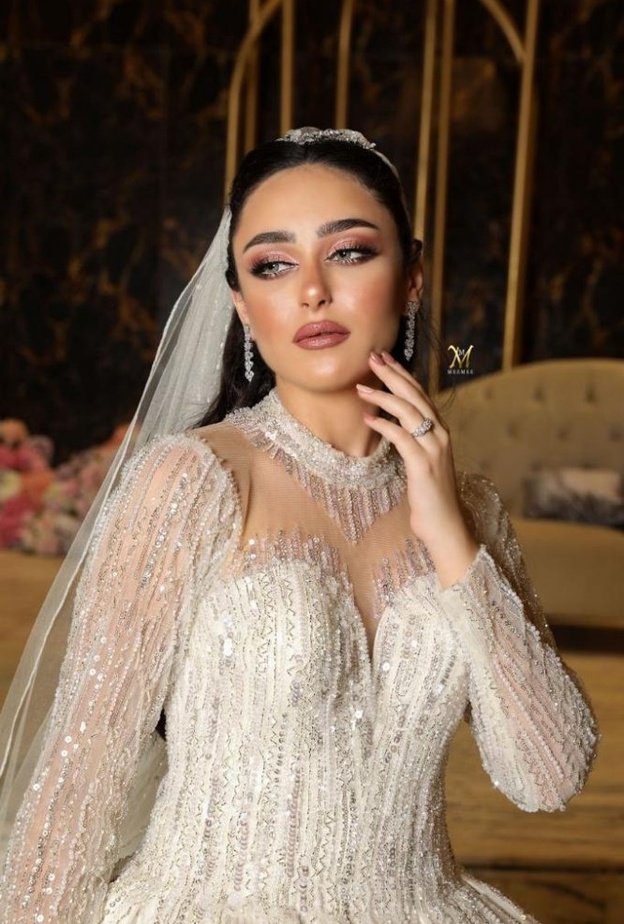 مكياج عروس من الميك اب ارتست السعودية بشاير القحطاني