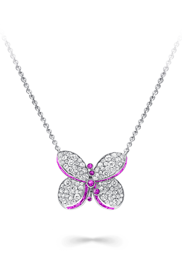 موديلات مجوهرات ناعمة على اشكال فراشات من Graff