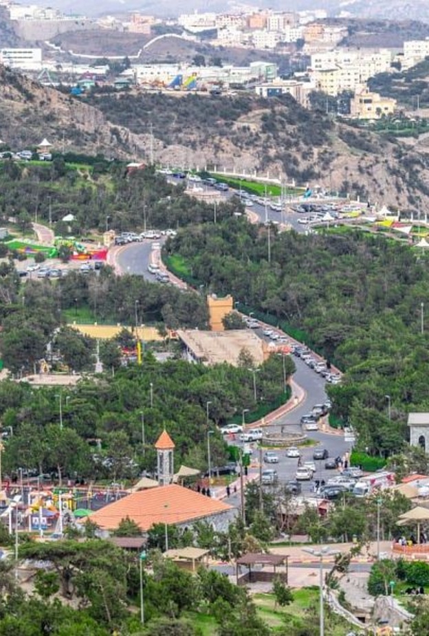 طبيعة خلابة في متنزه غابة رغدان (الصورة من وكالة الأنباء السعودية)