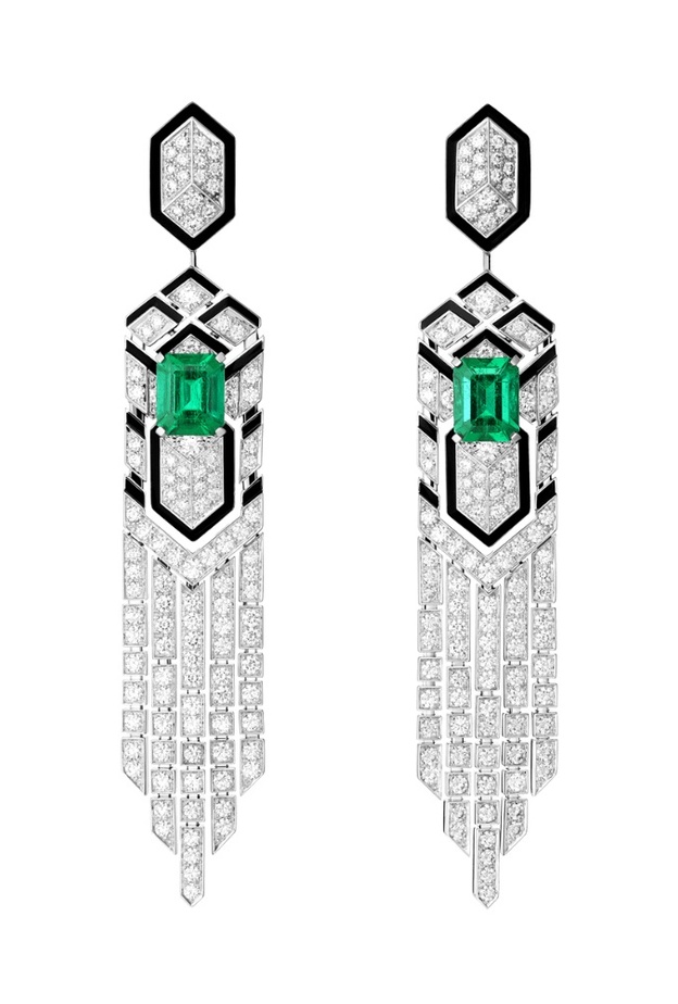 تصاميم عقود فاخرة زوج أقراط Boucheron Perspectives pendant