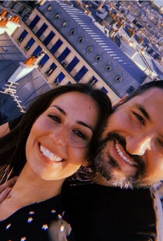 هبة طوجي وزوجها