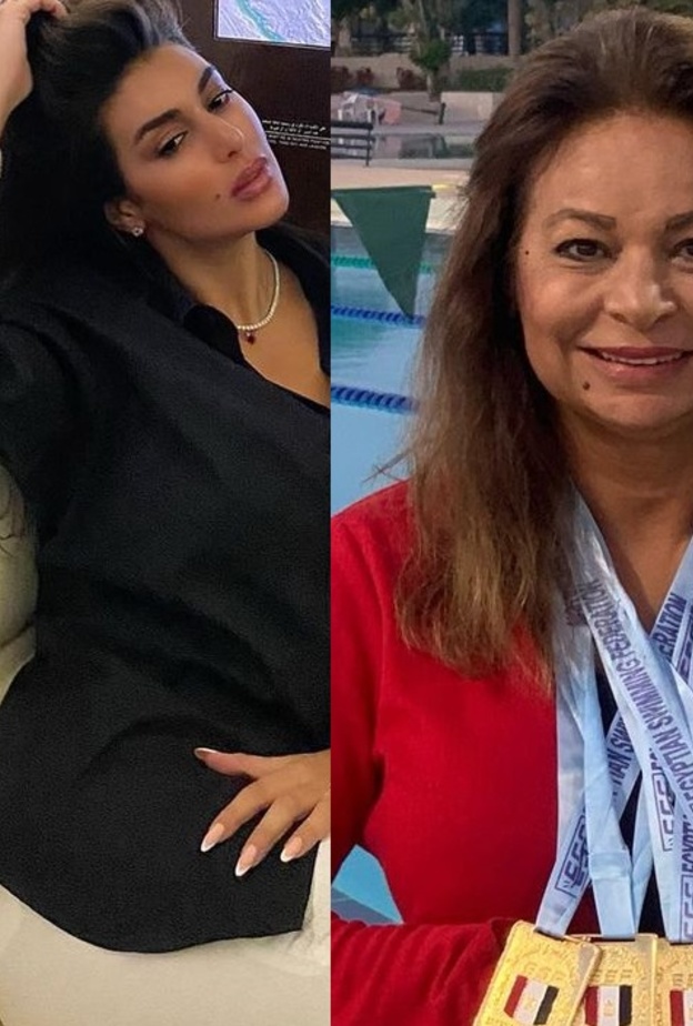 ياسمين صبري ووالدتها