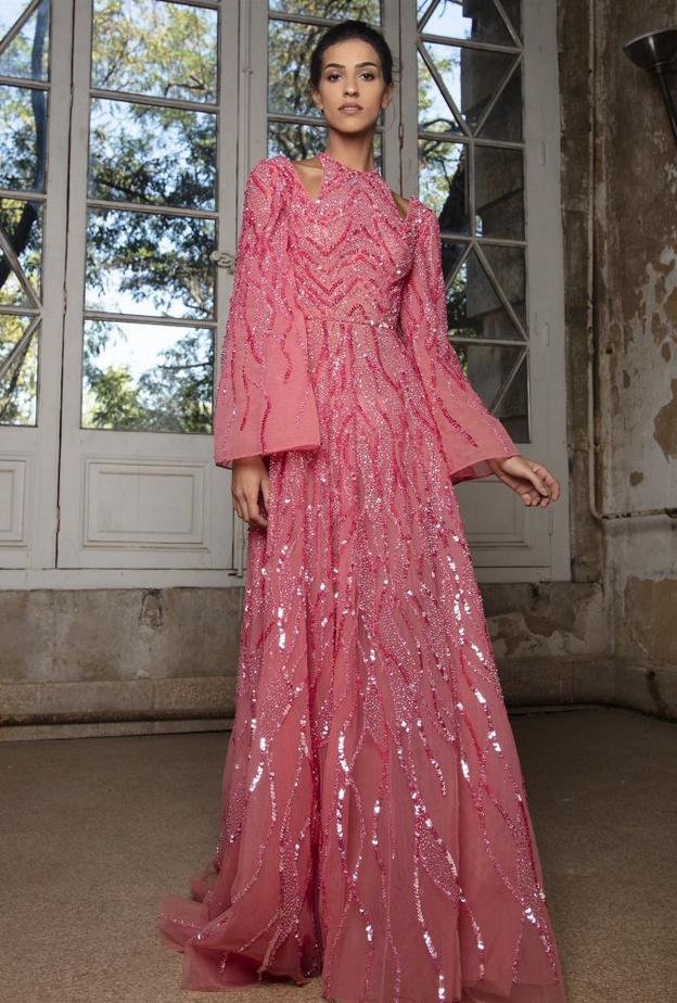 فساتين خطوبة محتشمة للمصمم رامي قاضي