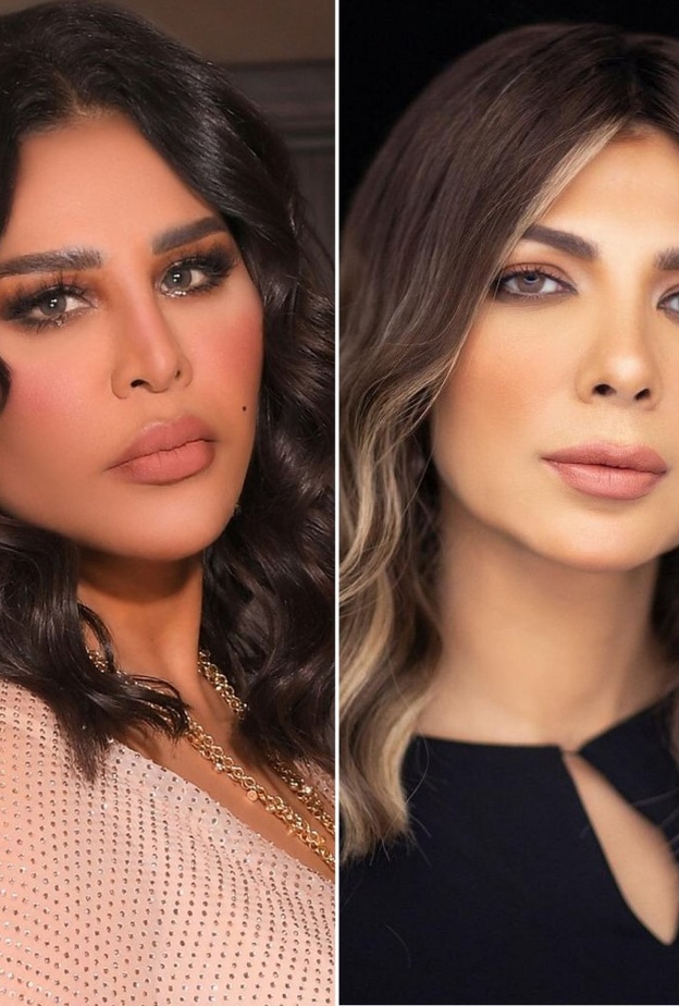 مقارنة بين الإطلالات الجمالية لـ أحلام وأصالة نصري بعد تصالحهما