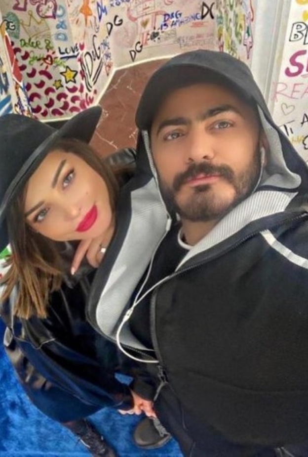 تامر حسني وبسمة بوسيل 