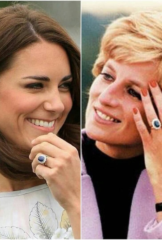 دبلة خطوبة الأميرة ديانا وكيت ميدلتون
