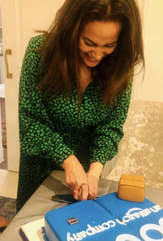 هند صبري تحتفل بعيد ميلادها الـ41 برفقة عائلتها