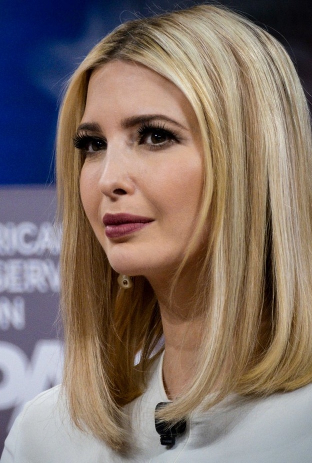  تسريحات الشعر الاشقر المالس والساحر بأسلوب ايفانكا ترامب