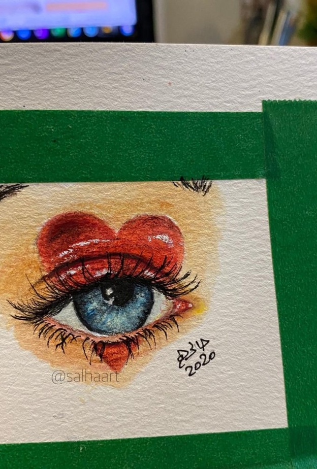 مقابلة مع الرسامة ومصممة الجرافيك صالحه الشريف