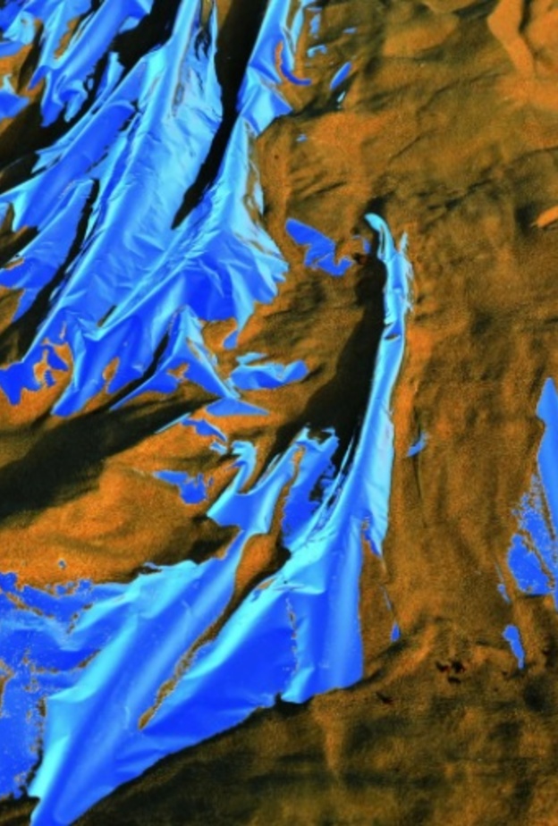 إحدى اللوحات البديعة للفنانة الإماراتية هدية بدري