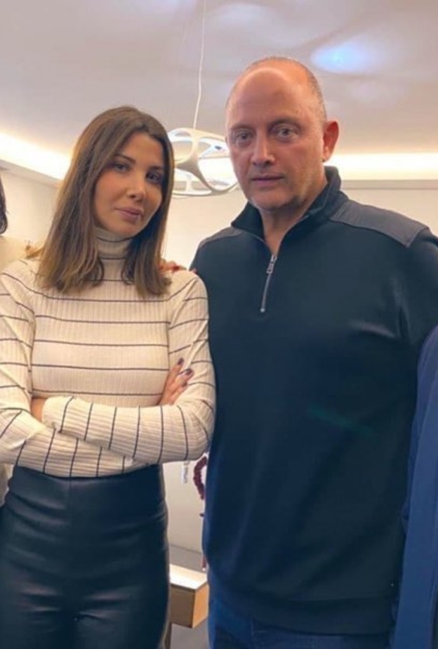 نانسي عجرم وزوجها