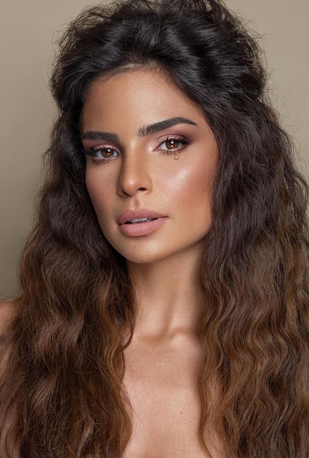 مكياج ترابي جذاب بأسلوب ريتا حايك