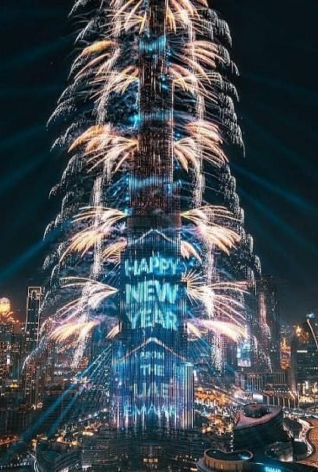  احتفالات العام الجديد في دبي من بين الأفضل في العالم