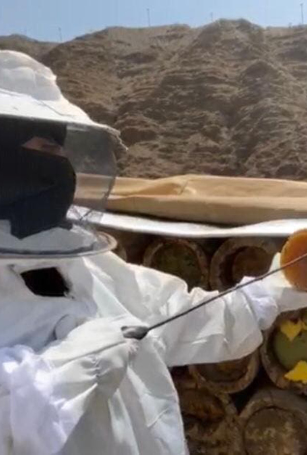 تعرفوا على النحَالة السعودية هناء الألمعي وانتاجها لأكثر من 10 أطنان عسل سنويا